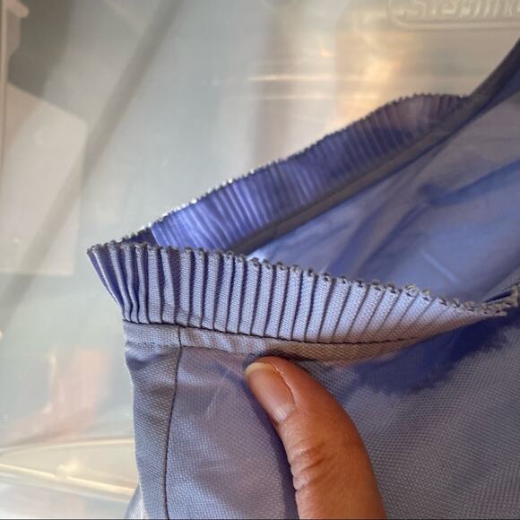 J Crew Blue Sleeveless Ruffled Blouse Cotton Womens 2 Preppy Classic Career - Picture 7 of 7